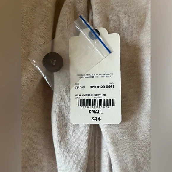 Cream Button-Detail Pullover - Picture 5 of 5